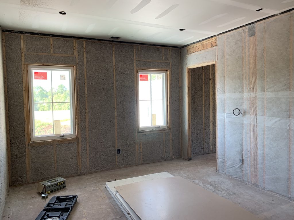 Cellulose insulation and air-sealing tape | Cold Brook Farm, NJ